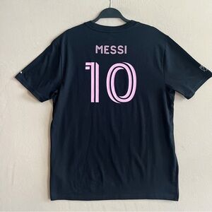 Inter Miami CF Messi‎ #10 Official MLS Licensed Black T-Shirt Men’s in Medium